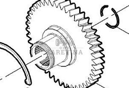 Claas Axion 870 Koło Zębate Przekładni 0011712000 0011708580 00 1171 200 0 00 1170 858 0