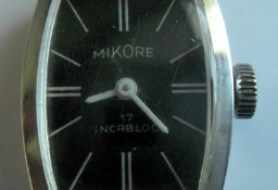 Mikore zegarek damski, cały ze srebra, szwajcarski, 60-te lata, unikat