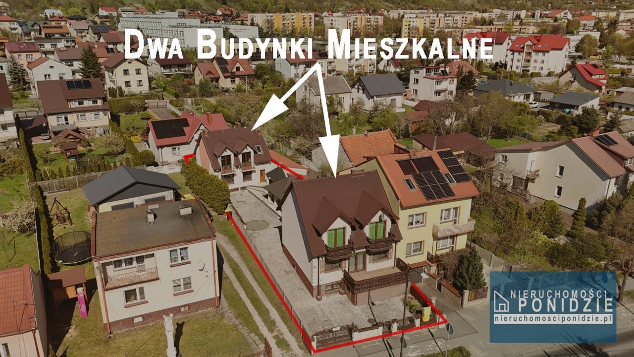 Dwa niezależne budynki mieszkalne Pińczów