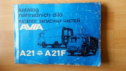 AVIA A21 ,A21F katalog części zamiennych 