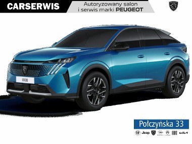 Peugeot 3008 II 1.2 Hybrid 136 KM eDCS6 GT|Pak. Zimowy, Bezpieczeństwo|Niebieski-1