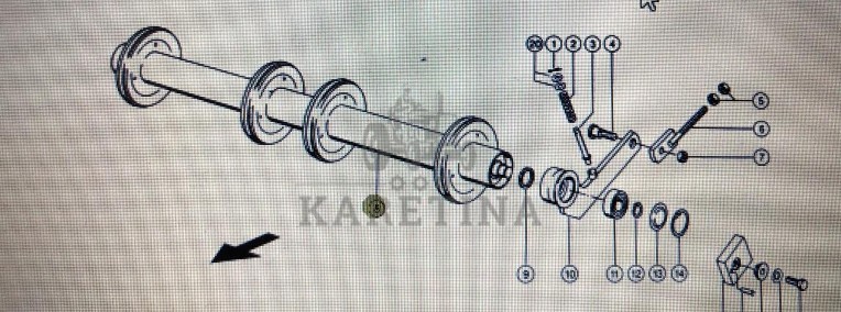 Walec Prowadzący Do Claas Mega 370-360-1
