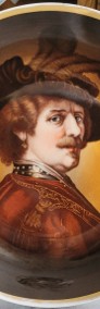 Patera z portretem wg Rembrandta Bawo & Dotter Fischeren z przełomu XIX/ XX w. -4