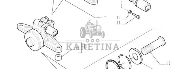 New Holland T6010 T6090 T6070 Spręźyna 55mm od x 128mm l 5196266-1