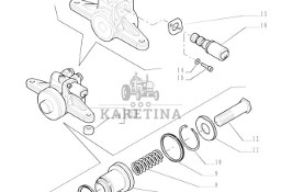 New Holland T6010 T6090 T6070 Spręźyna 55mm od x 128mm l 5196266