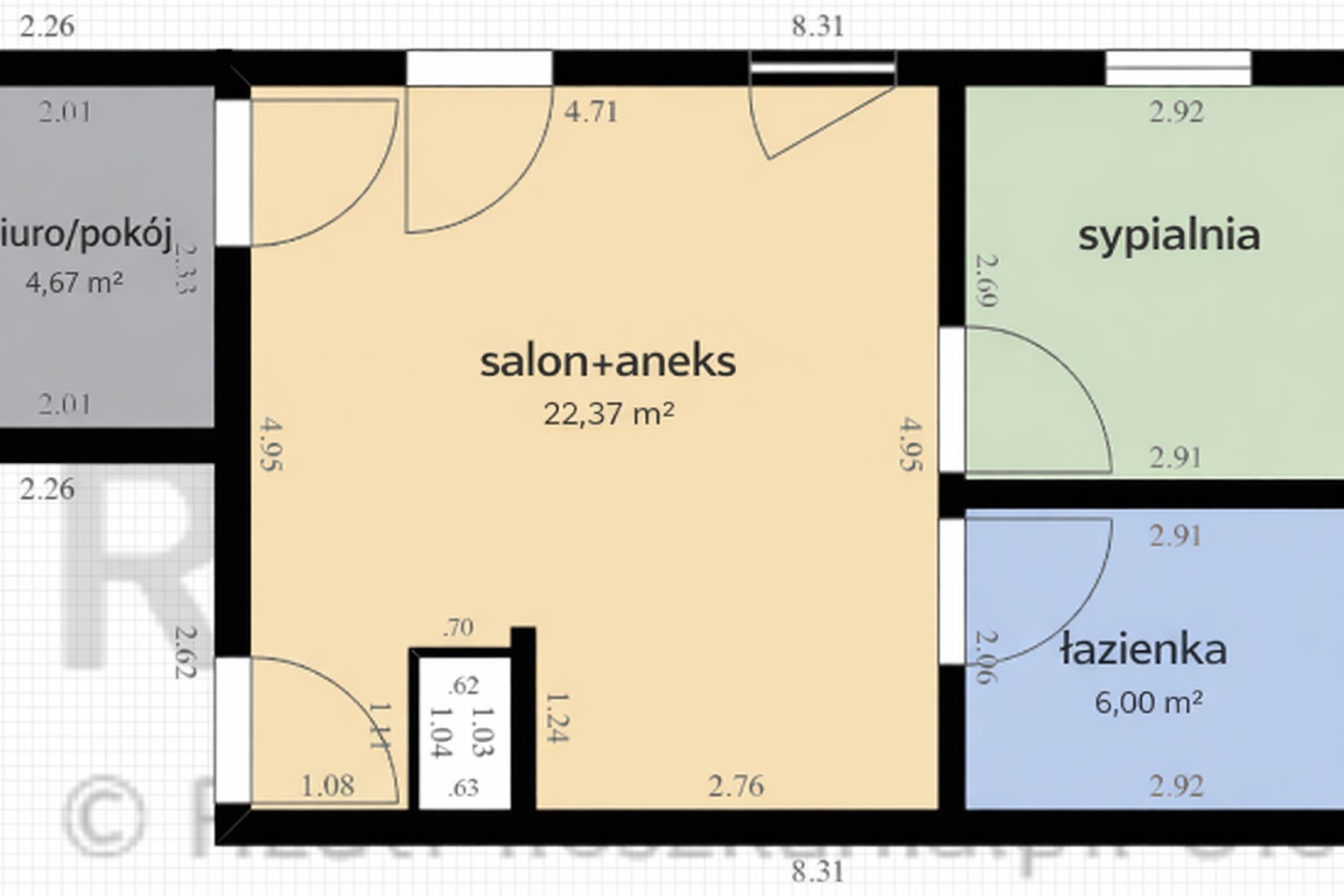 41,5 m² Brynów - Załęska Hałda | Park Kościuszki | Do zamieszkania, Katowice