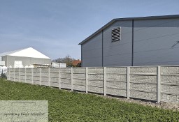 Ogrodzenia z betonu tradycyjnego, wzór cegiełka, 1-stronna, wys. 200 cm