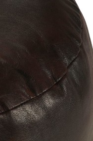 vidaXL Puf, ciemnobrązowy, 60x30 cm, prawdziwa kozia skóra248139-2