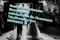 Nauki przedmałżeńskie Bierzmowanie Zaświadczenie dla Chrzestnych 