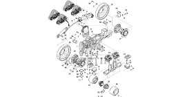 John Deere 9470RX - Rama środkowa R553428 (Gąsienice i obciąźniki)