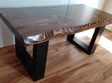 stolik kawowy rustyk z drewna drewniany ława stół loft 98cm drewno X01-1