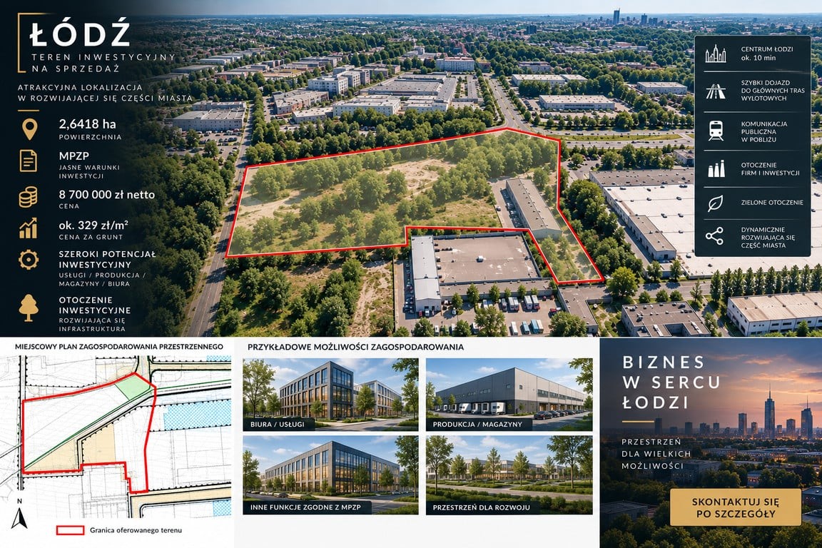 działka lub grunt na sprzedaż