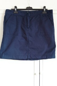 Granatowa spódnica TH Tommy Hilfiger L 40 bawełna mini spódniczka sportowa-2