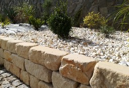 Kamień na skalniak grilla murki mur wzmocnienie skarpy ogrodowy do ogrodu