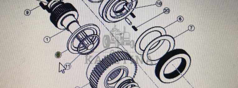 00 1142 198 0/Claas Arion jarzmo/Axion 600 Hexashift 500 Hexashift 640-610C 540-510-1
