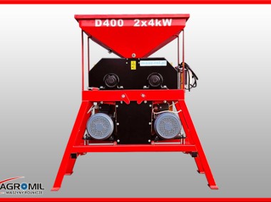Gniotownik dwusilnikowy silnik pod ramą 2x 4kW Masz-Rol zgniatacz ziarna-1