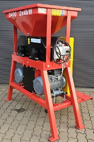Gniotownik dwusilnikowy silnik pod ramą 2x 4kW Masz-Rol zgniatacz ziarna-2
