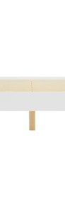 vidaXL Rama łóżka, biała, lite drewno sosnowe, 140 x 200 cm 283295-3