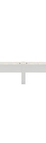 vidaXL Rama łóżka, biała, lite drewno sosnowe, 140 x 200 cm 283295-4