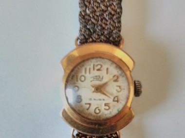 Zegarek damski Zaria prod. ZSRR pozłacany-1