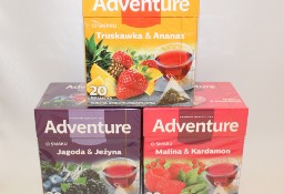 Herbata adventure - malina kardamon , truskawka ananas , jagoda jeżyna 20 t.