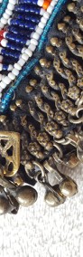Naszyjnik choker koraliki dzwonki boho bohemian etno orient kolia biżuteria-3