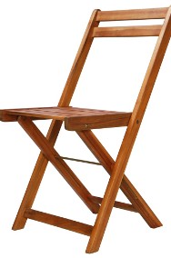 vidaXL Krzesła bistro, ogrodowe, 2 szt., lite drewno akacjowe 44012-2
