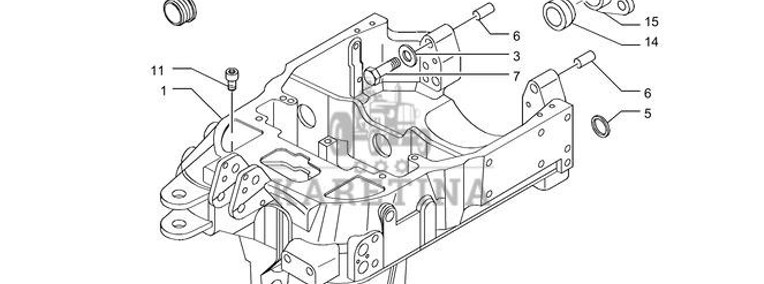 New Holland T6010 T6070 T7230 Wspornik 47057071-1