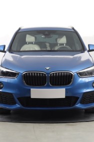 BMW X1 F48 , Salon Polska, Serwis ASO, 190 KM, Automat, Skóra, Navi,-2