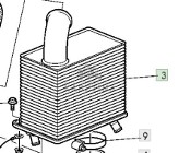 John Deere 6068HLA73 6820 6920 6920S Chłodnica Końcowa CZĘŚCI AL156587