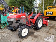 Traktor Yanmar US328 z glebogryzarką sprawny ciągnik ogrodniczy sadowniczy