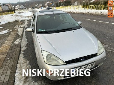 Ford Focus I Niezawodna benzyna 1,4, podg. szyba czołowa, szyberdach, pełen serwi-1