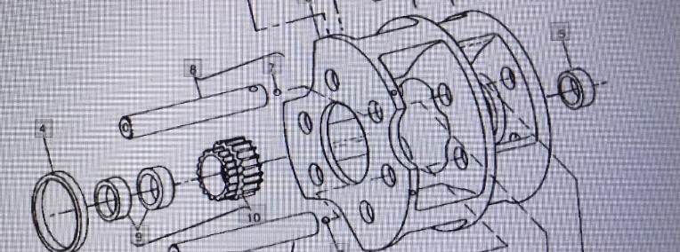 John Deere AR94153/wałek zębaty/John Deere 4555/4755/4955-1