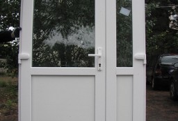 	 Drzwi PCV szyba panel 125x210 NOWE PVC biurowe białe od ręki