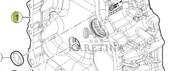 Claas AXION 810 870 Obudowa Pośrednia Skrzyni Biegów 0011660560 0011660562-1