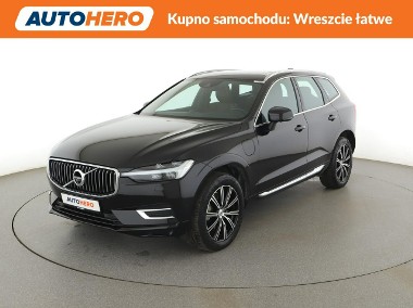 Volvo XC60 II phev, fv23, brązowe skóry, virtual, navi, kamera, panorama-1