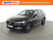 Volvo XC60 II phev, fv23, brązowe skóry, virtual, navi, kamera, panorama