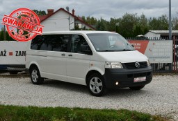 Volkswagen Transporter T5 T5 LONG 2.5TDi 130KM 2006r. 9 osób KLIMA DVD Alufelgi HAK 2500kg