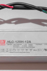 Sterownik Transformator Zasilacz LED Mean Well HLG-120H-12A-2