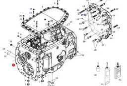 Massey Fergusson Fendt ML260 - obudowa skrzyni biegów 931100052023