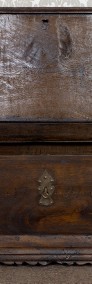 Barokowa dębowa skrzynia 1741 rok XVIII w. antyk zabytek-3