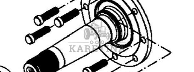 Fendt 414 415 Vario Wał Tylnej Osi Zwolnicy 404150150010-1