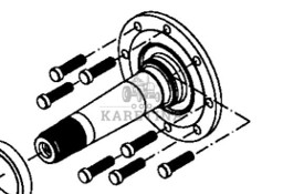 Fendt 414 415 Vario Wał Tylnej Osi Zwolnicy 404150150010
