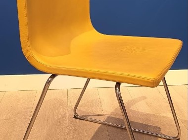 Krzesło Ikea Bernhard (naturalna skóra!) 6 szt.-1