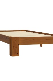 vidaXL Rama łóżka, jasnobrązowa, lite drewno sosnowe, 90 x 200 cm 283286-2