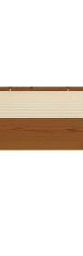 vidaXL Rama łóżka, jasnobrązowa, lite drewno sosnowe, 90 x 200 cm 283286-4
