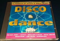 Disco Dance - 5 płyt CD - real foto  stan BDB