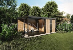 Sauna zewnętrzna ogrodowa fińska/infrared- Modern Houses