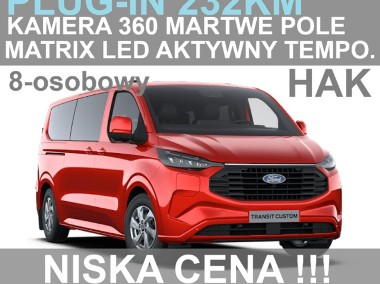 Ford Transit Custom Plug-in Limited 232KM L2 8-osob. Kamera 360 AGR Matrix LED 8-os.-1