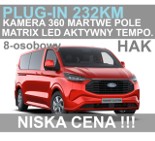 Ford Transit Custom Plug-in Limited 232KM L2 8-osob. Kamera 360 AGR Matrix LED 8-os.